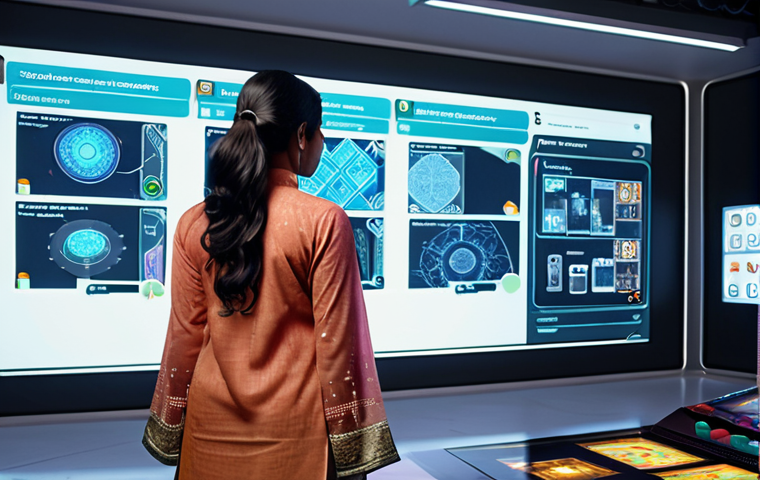 **Prompt:** A futuristic game development studio. AI is assisting game designers with level design. One designer is wearing a traditional Pakistani Shalwar Kameez while interacting with a holographic display showing complex game environments being generated by AI. The atmosphere is bright and collaborative, highlighting the blend of human creativity and artificial intelligence.