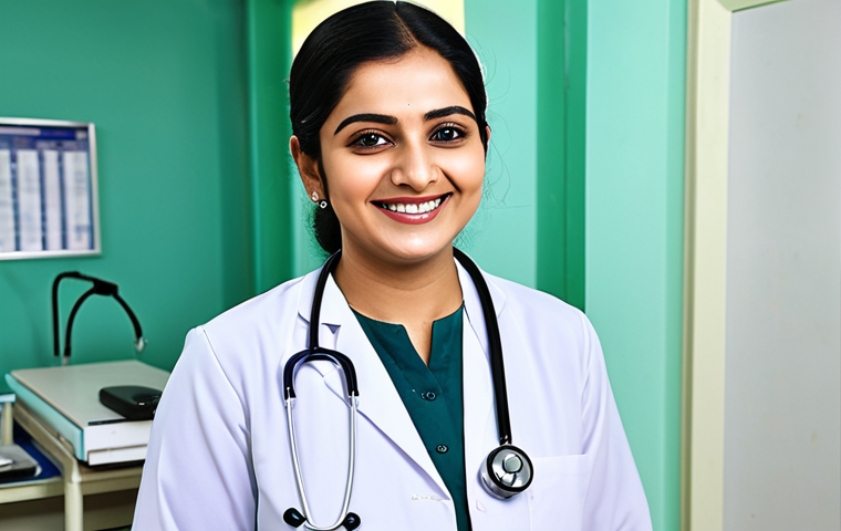 **
"A fully clothed female doctor, wearing a traditional shalwar kameez with a stethoscope, smiling gently in a brightly lit, modern hospital clinic in Karachi, appropriate attire, safe for work, perfect anatomy, natural proportions, professional, family-friendly, modest clothing, high-resolution photograph."
**
